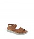 SANDALIA PLANA MANLISA MARRON