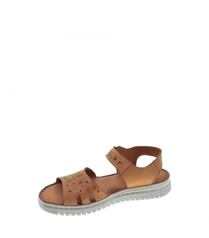 SANDALIA PLANA MANLISA MARRON