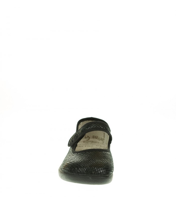 ZAPATO PLANO GARZON NEGRO