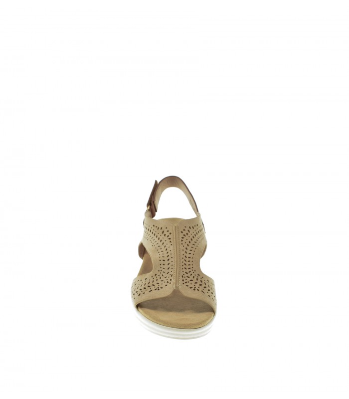 SANDALIA CUÑA ARMONY BEIGE