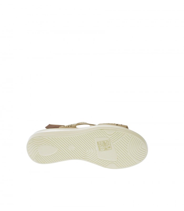 SANDALIA CUÑA ARMONY BEIGE