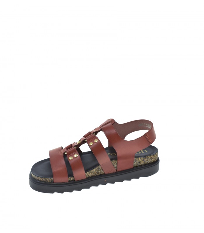 SANDALIA PLANA YOKONO MARRON