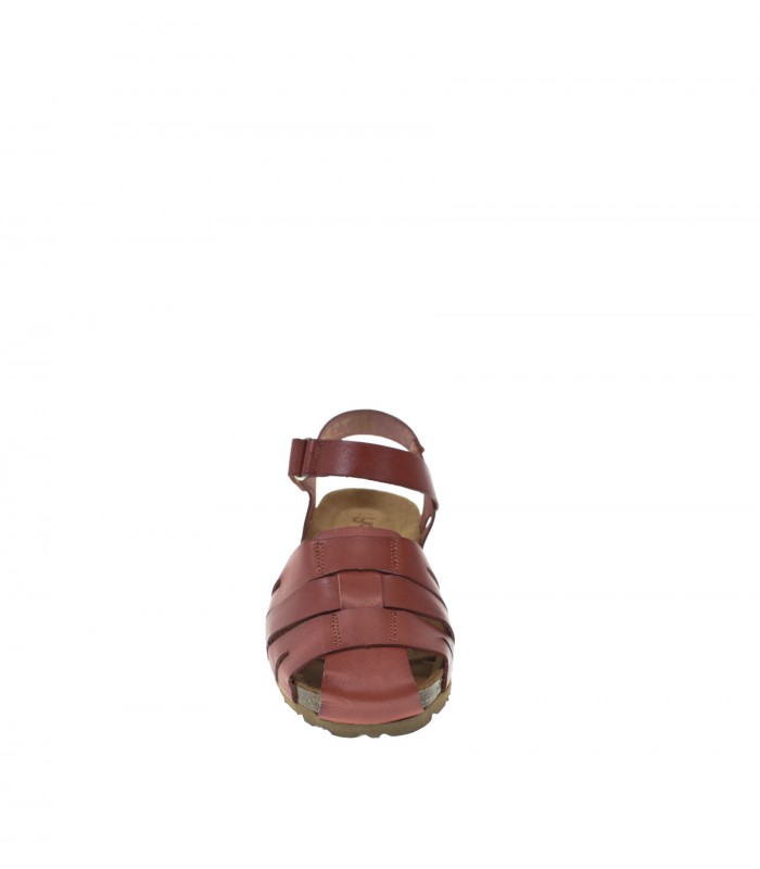 SANDALIA PLANA YOKONO MARRON