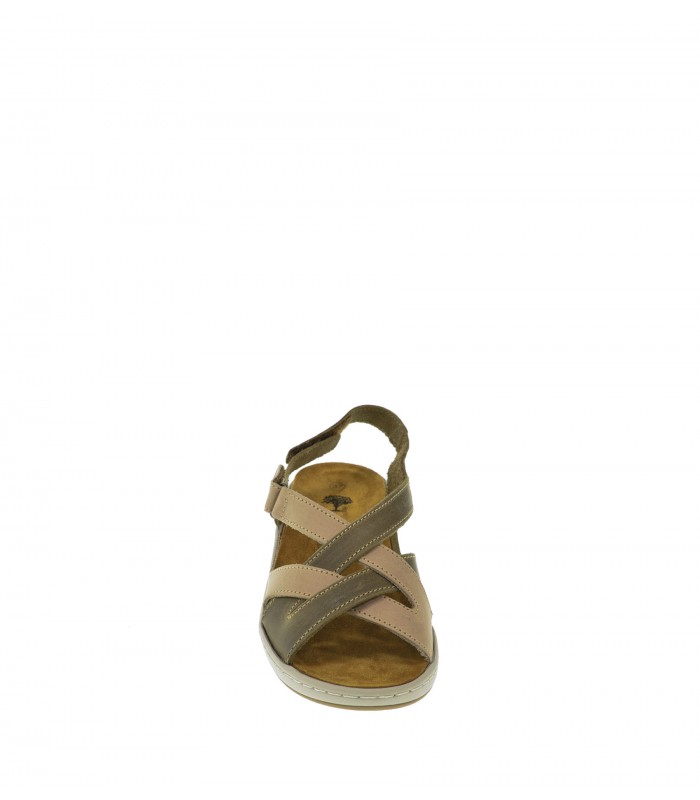 SANDALIA CUÑA INTER-BIOS BEIGE