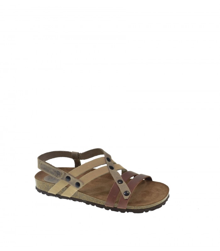 SANDALIA PLANA INTER-BIOS MARRON