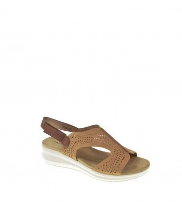 SANDALIA CUÑA ARMONY CAMEL