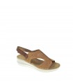 SANDALIA CUÑA ARMONY CAMEL