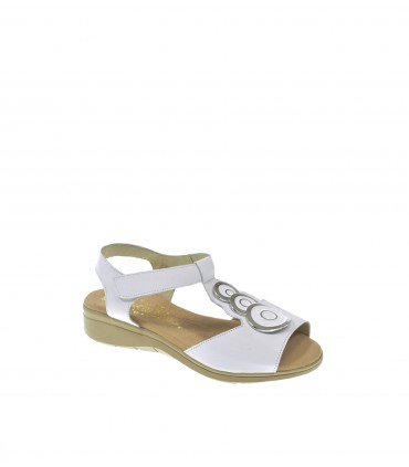 SANDALIA PLANA DUENDY BLANCO