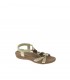 SANDALIA PLANA AMARPIES PLATINO