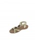 SANDALIA PLANA AMARPIES PLATINO