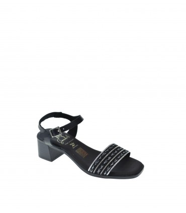 SANDALIA TACON OH! MY SANDALS NEGRO