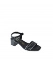 SANDALIA TACON OH! MY SANDALS NEGRO