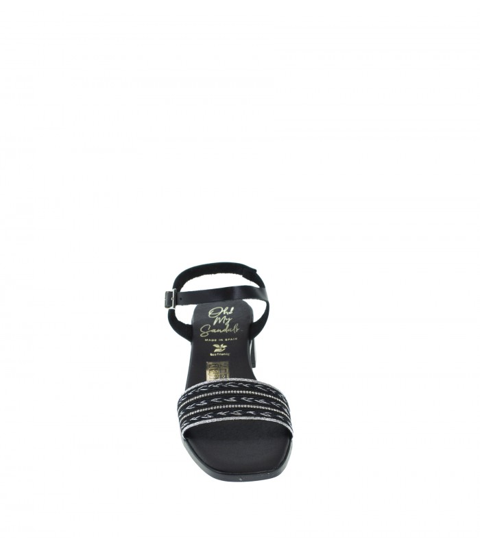 SANDALIA TACON OH! MY SANDALS NEGRO