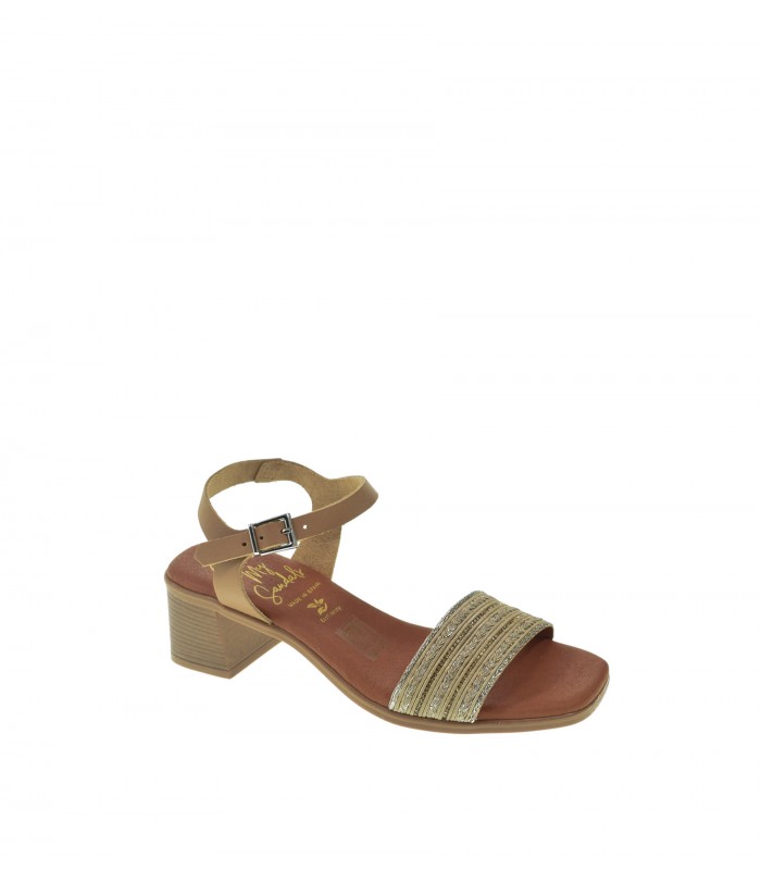 SANDALIA TACON OH! MY SANDALS TAUPE