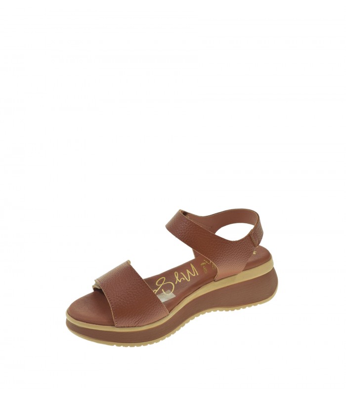 SANDALIA PLANA OH! MY SANDALS CUERO