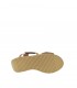 SANDALIA PLANA OH! MY SANDALS CUERO