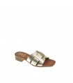 SANDALIA TACON OH! MY SANDALS CHAMPAGNE
