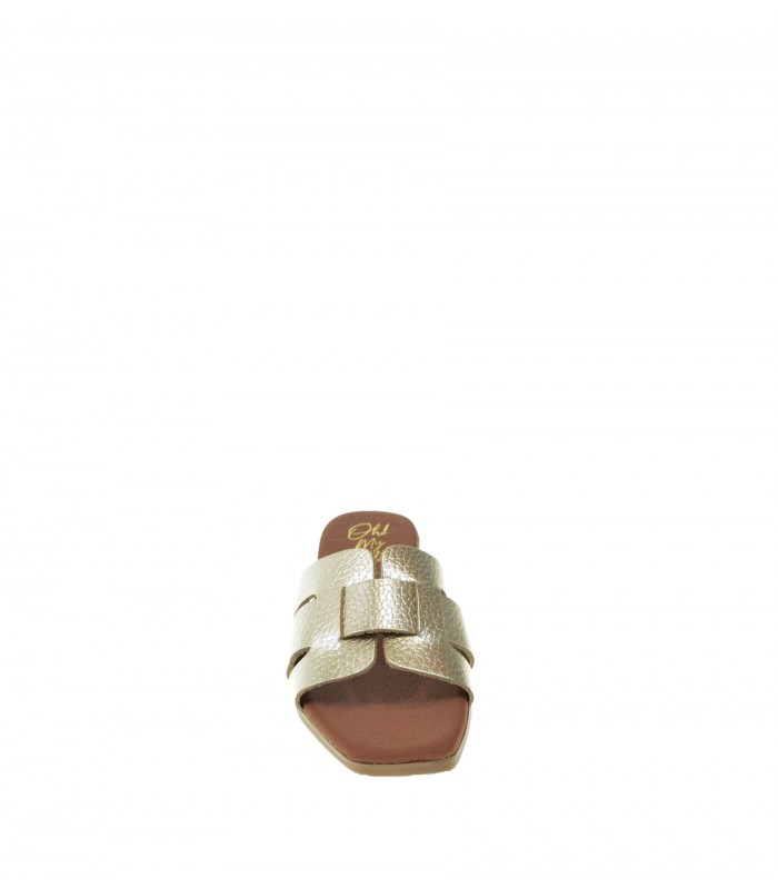 SANDALIA TACON OH! MY SANDALS CHAMPAGNE