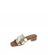 SANDALIA TACON OH! MY SANDALS CHAMPAGNE