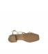 SANDALIA TACON OH! MY SANDALS CHAMPAGNE