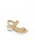 SANDALIA PLANA SKECHERS NATURAL