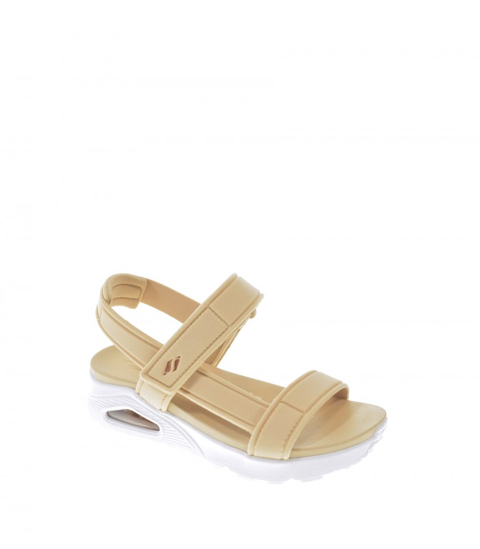 SANDALIA PLANA SKECHERS NATURAL