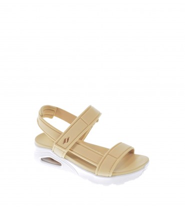 SANDALIA PLANA SKECHERS NATURAL