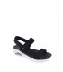 SANDALIA PLANA SKECHERS NEGRO