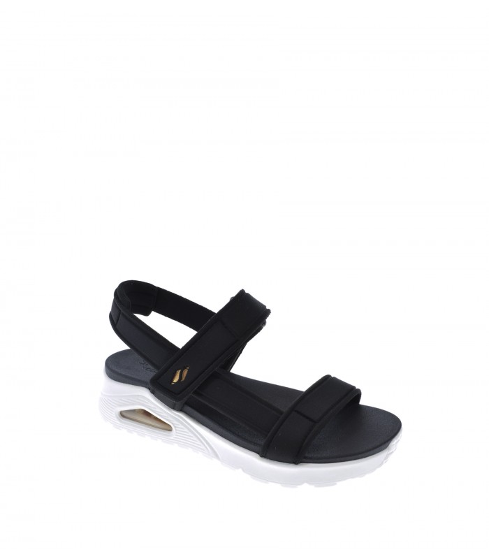 SANDALIA PLANA SKECHERS NEGRO