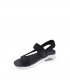SANDALIA PLANA SKECHERS NEGRO