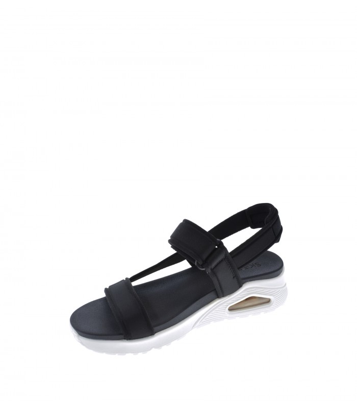 SANDALIA PLANA SKECHERS NEGRO