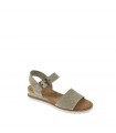 SANDALIA PLANA SKECHERS TAUPE