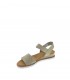 SANDALIA PLANA SKECHERS TAUPE