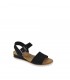 SANDALIA PLANA SKECHERS NEGRO