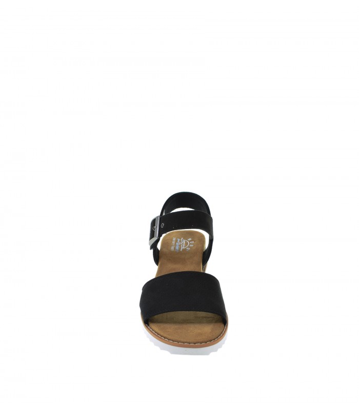 SANDALIA PLANA SKECHERS NEGRO
