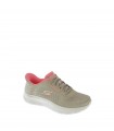 DEPORTIVO MUJER SKECHERS TAUPE