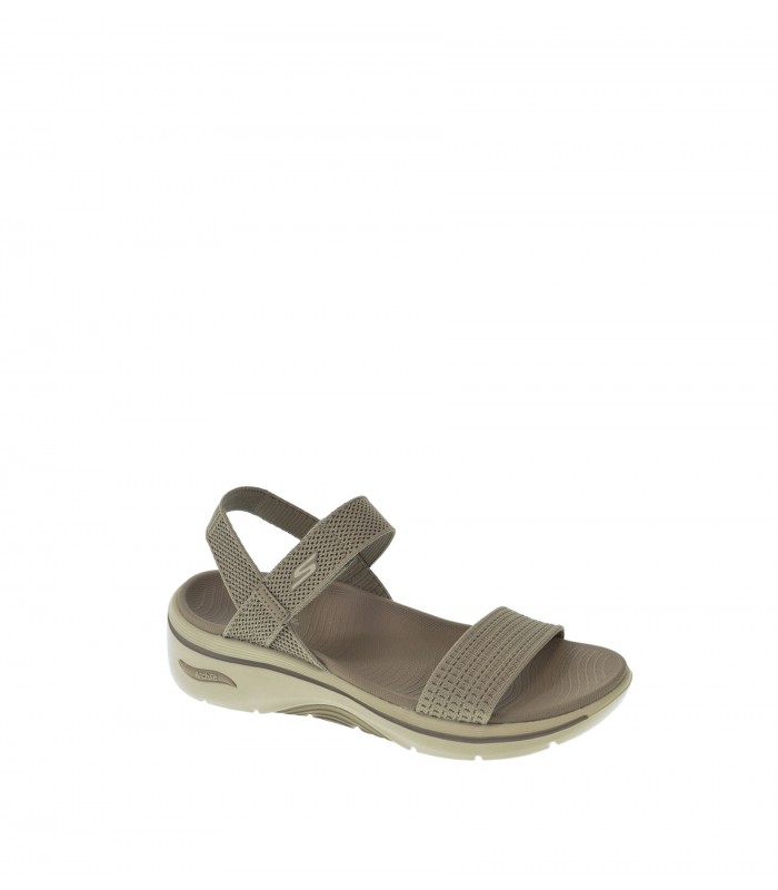 SANDALIA PLANA SKECHERS TAUPE