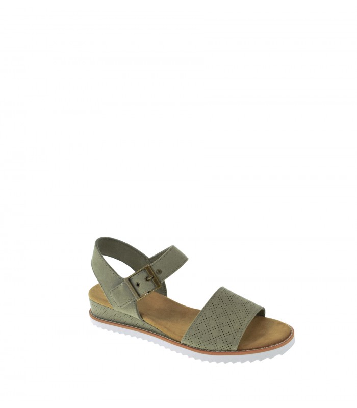 SANDALIA PLANA SKECHERS VERDE