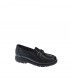 MOCASIN MUJER FLUCHOS NEGRO