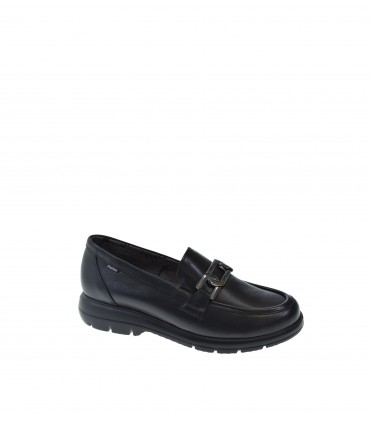MOCASIN MUJER FLUCHOS NEGRO
