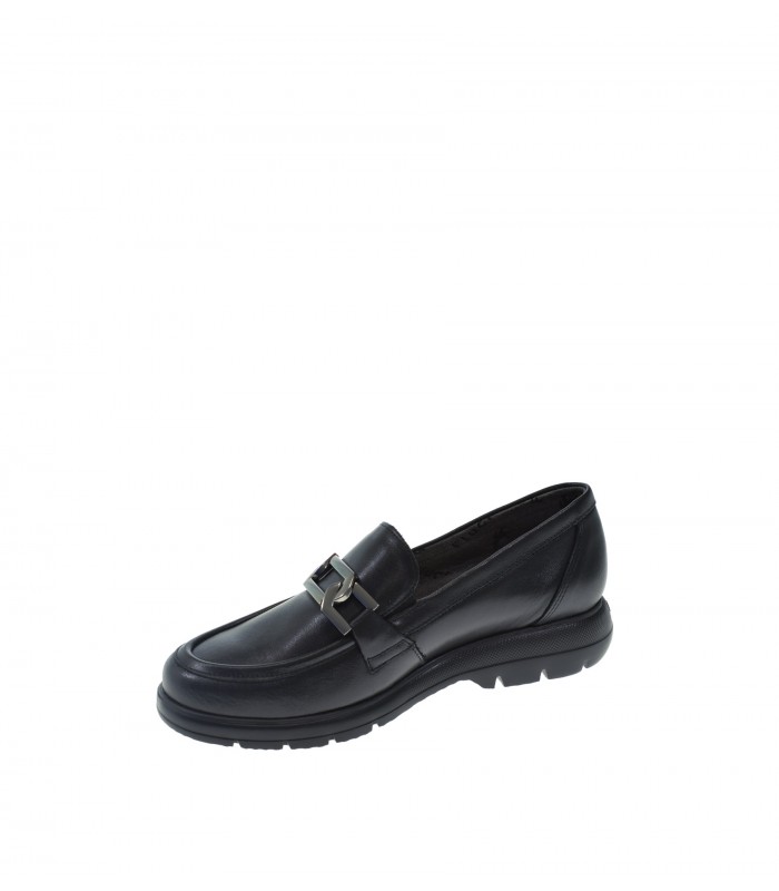 MOCASIN MUJER FLUCHOS NEGRO