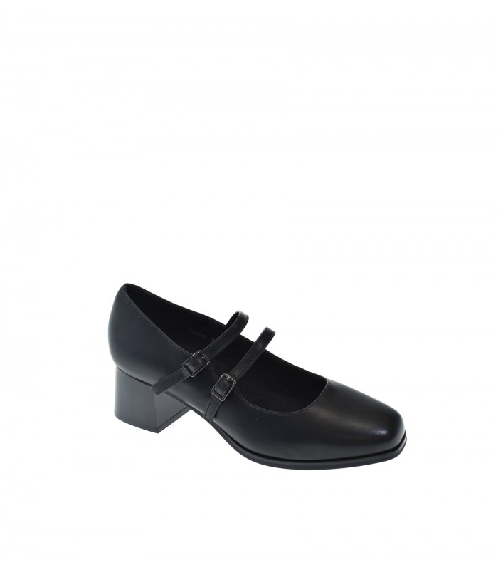 ZAPATO TACON HISPAFLEX NEGRO