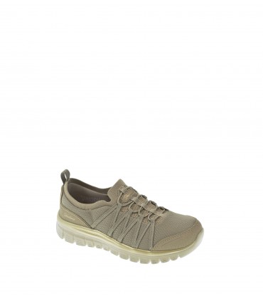 DEPORTIVO MUJER SKECHERS TAUPE