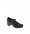 ZAPATO TACON PITILLOS NEGRO