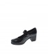 ZAPATO TACON PITILLOS NEGRO