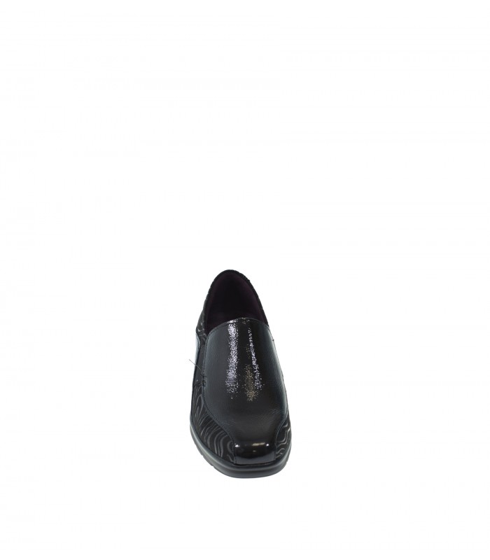 ZAPATO CUÑA PITILLOS NEGRO