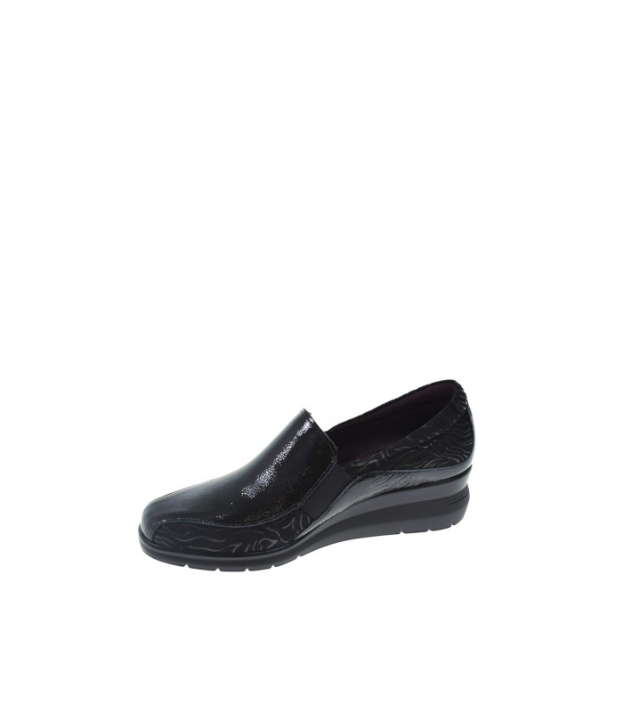 ZAPATO CUÑA PITILLOS NEGRO