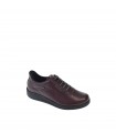 ZAPATO PLANO FLUCHOS BURDEOS