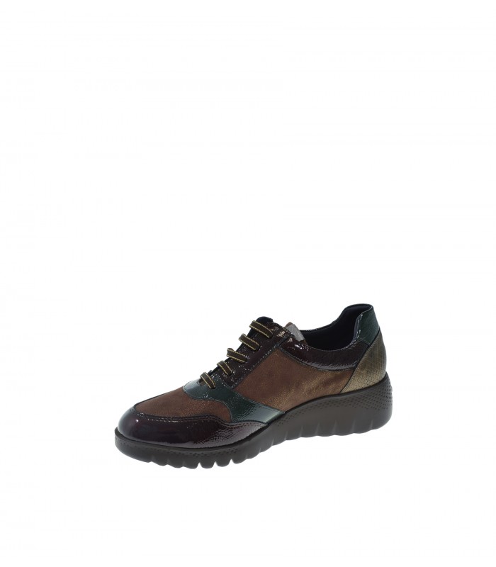 ZAPATO CUÑA FLUCHOS MARRON