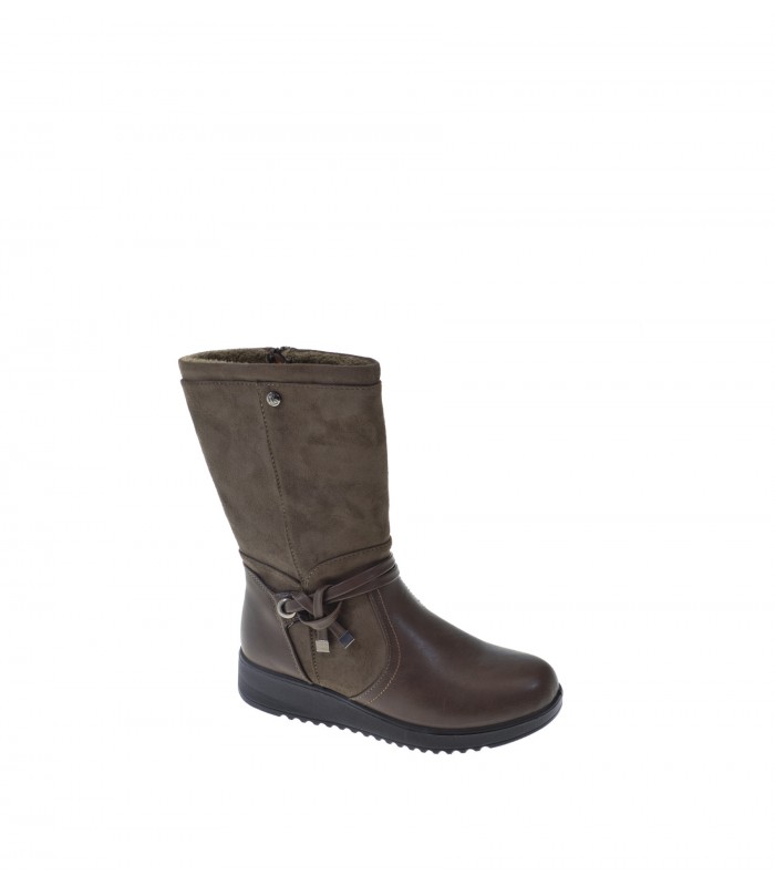 BOTIN MUJER AMARPIES TAUPE